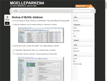 Tablet Screenshot of blog.moelleparken4.dk